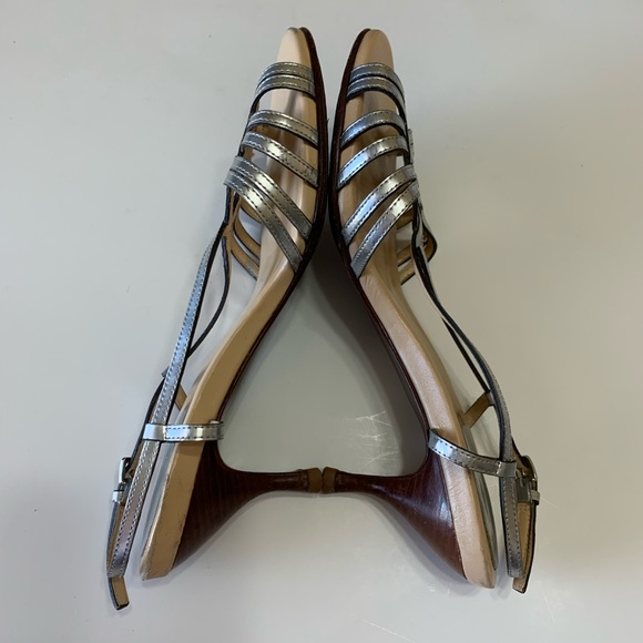 Cole Haan Nike Air silver strappy slingback sandal - Picture 7 of 7